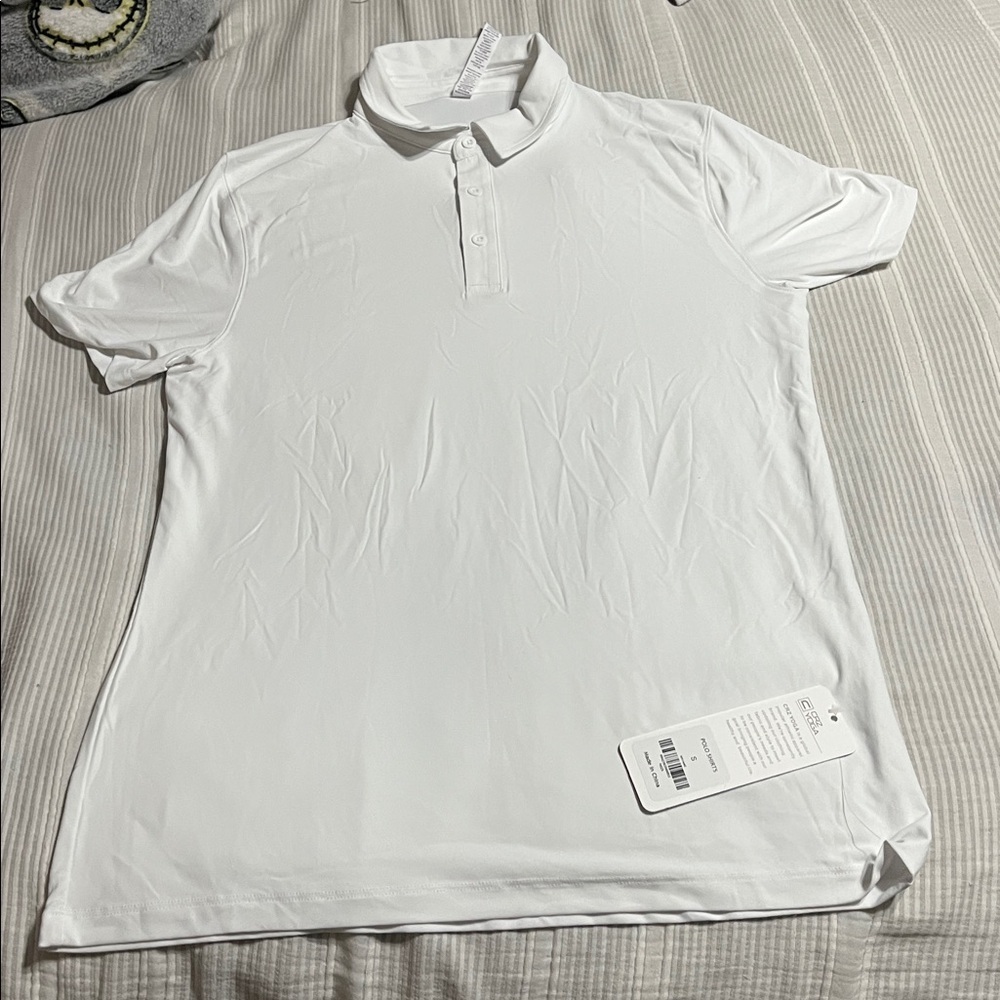 CRZ YOGA White Polo Shirt